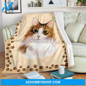 Love Cat Fleece Blanket Gift For Cat Lovers Gift For Friend Gift For Family Birthday Gift Home Decor Bedding Couch Sofa Soft And Comfy Cozy