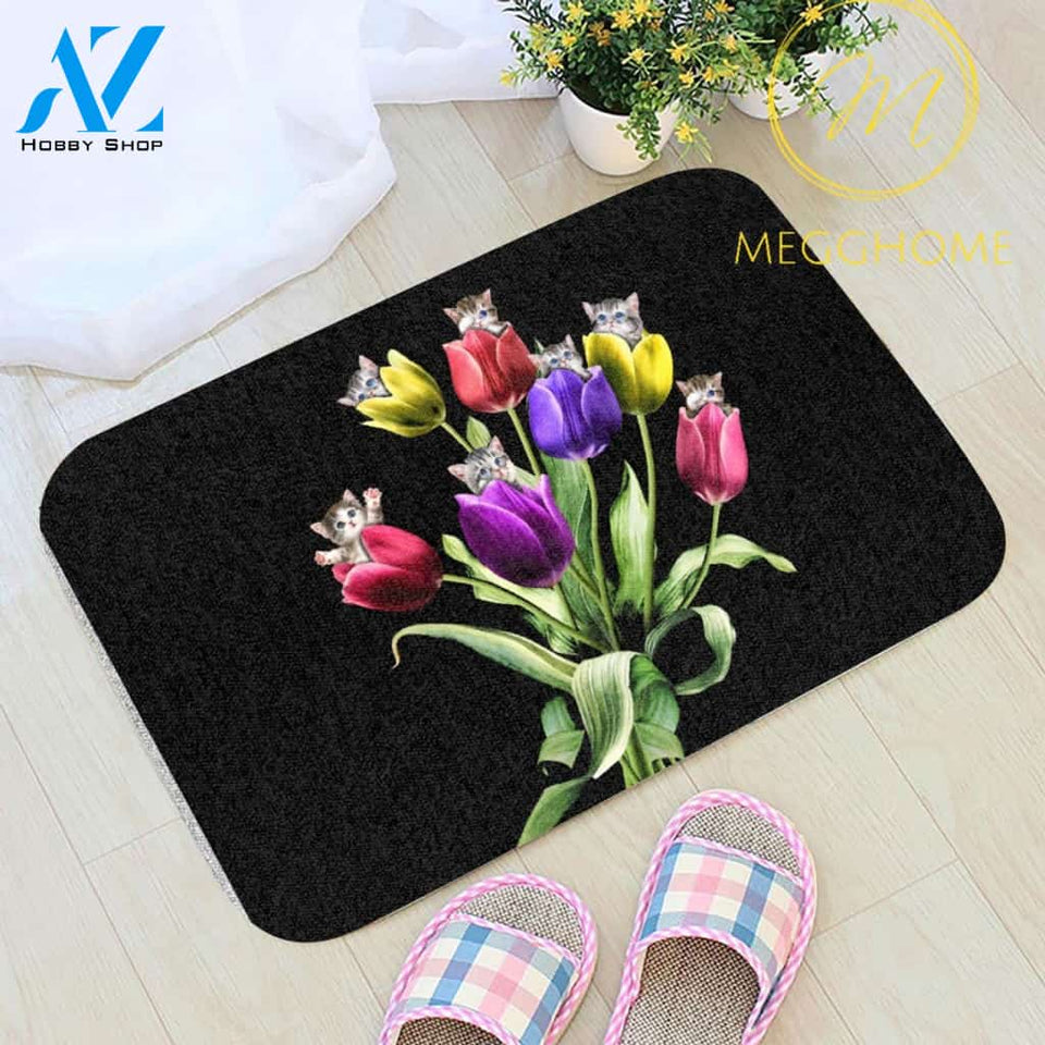 Love Cats Love Me Doormat 3 | Welcome Mat | House Warming Gift