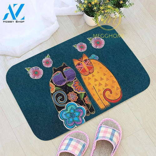 Love Cats Love Me Doormat | Welcome Mat | House Warming Gift