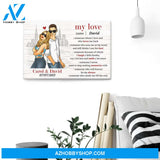 Love Definition, Couple Custom Poster/Canvas, Gift For Lovers