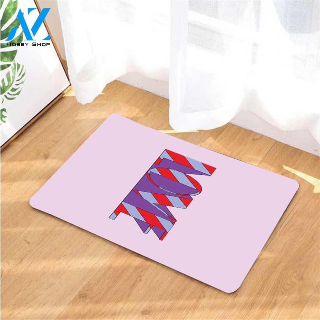 love fashion nova stripe doormats