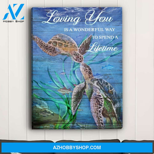 Love For A Lifetime - Personalized Custom Name Canvas