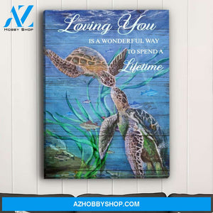 Love For A Lifetime - Personalized Custom Name Canvas