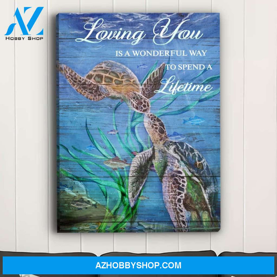 Love For A Lifetime - Personalized Custom Name Canvas