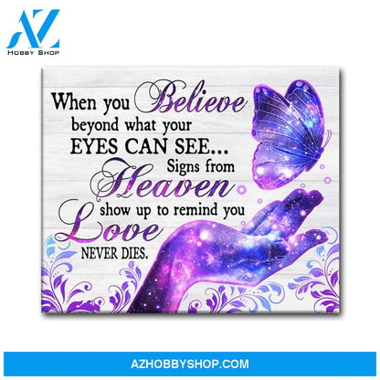 Love Never Dies Canvas
