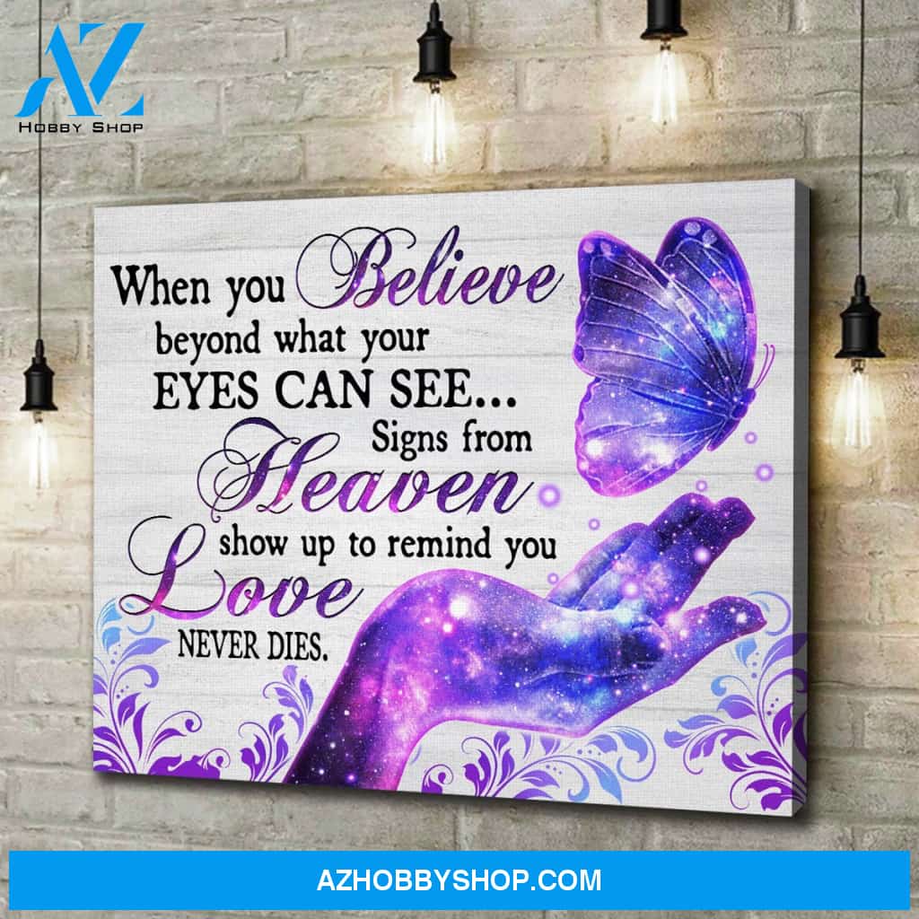 Love Never Dies Canvas