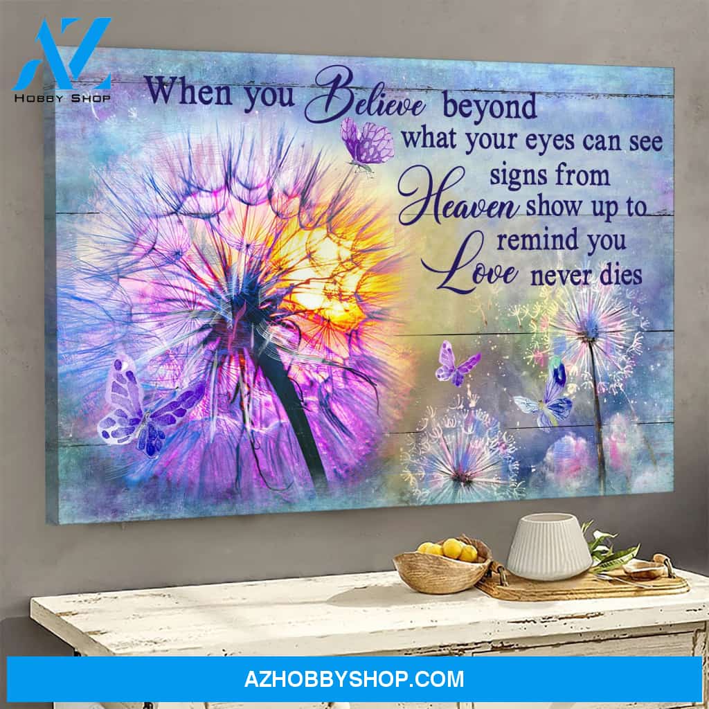 Love Never Dies Canvas