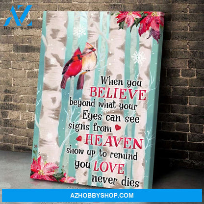 Love Never Dies Canvas