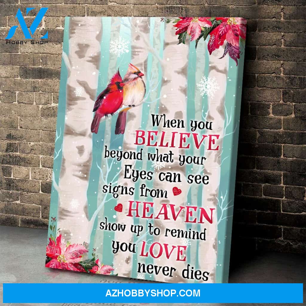 Love Never Dies Canvas