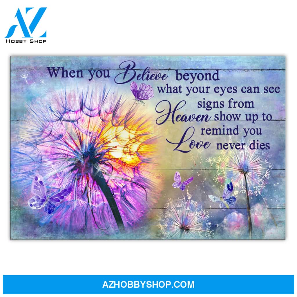 Love Never Dies Canvas