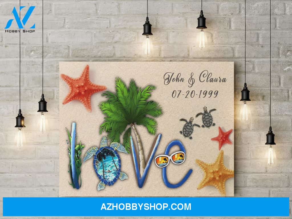 Love sea husband and wife - Matte Canvas