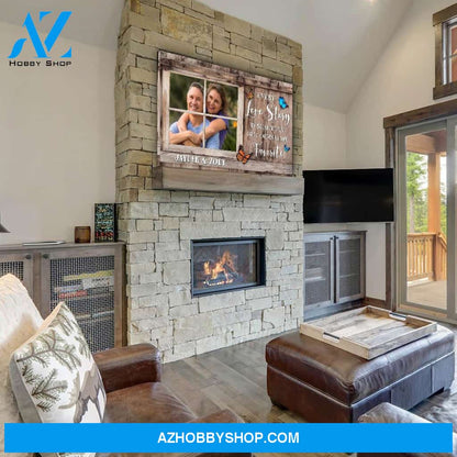 Love Story - Personalized Custom Photo Canvas