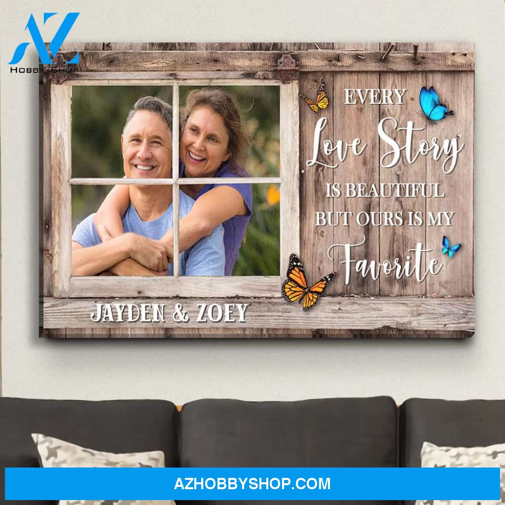Love Story - Personalized Custom Photo Canvas