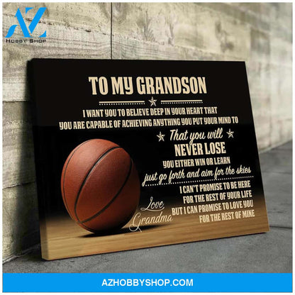 Love you for the rest of mine - Basketball - Personalized Canvas