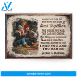 Love You Forever And Always - Personalized Poster/Canvas - Anniversary Gift For Girlfriend, Boyfriend, Wife, Husband