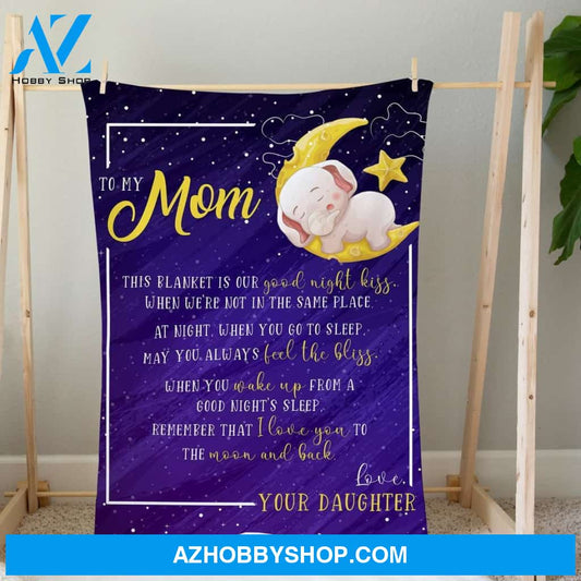 Love You To The Moon And Back Blanket, Blanket For Mom, Blanket For Mom, Gift Blanket