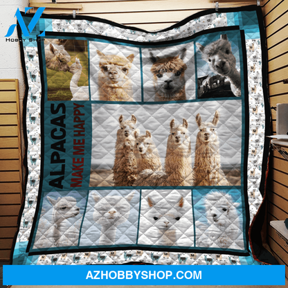 Lovely Alpacas Fleece Blanket