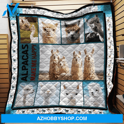 Lovely Alpacas Fleece Blanket