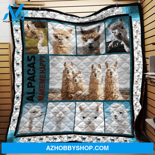 Lovely Alpacas Fleece Blanket