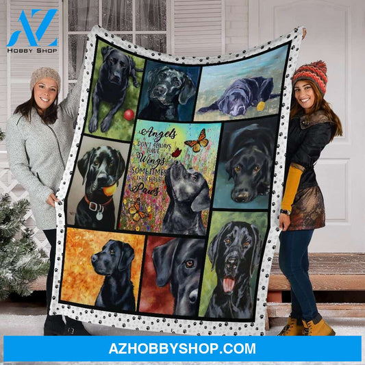 Lovely Black Fleece Blanket