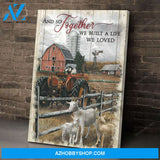 Lovely goats - And so together we built a life we loved - Farm Portrait Canvas Prints - Wall Art