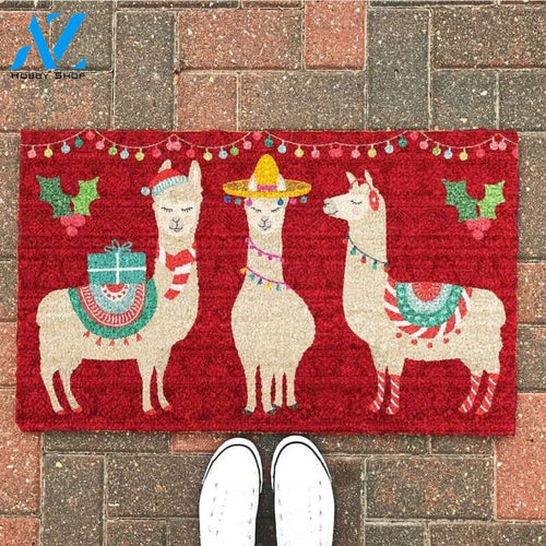 Lovely Llama Funny Doormat