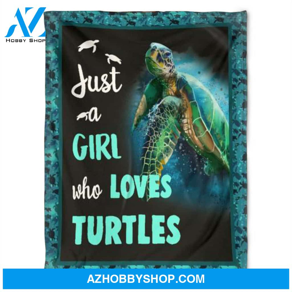 Loves Turtle, Soft Blanket.Gift For Friend Family Home Decor Bedding Couch Sofa Soft and Comfy Cozy