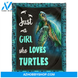 Loves Turtle, Soft Blanket.Gift For Friend Family Home Decor Bedding Couch Sofa Soft and Comfy Cozy