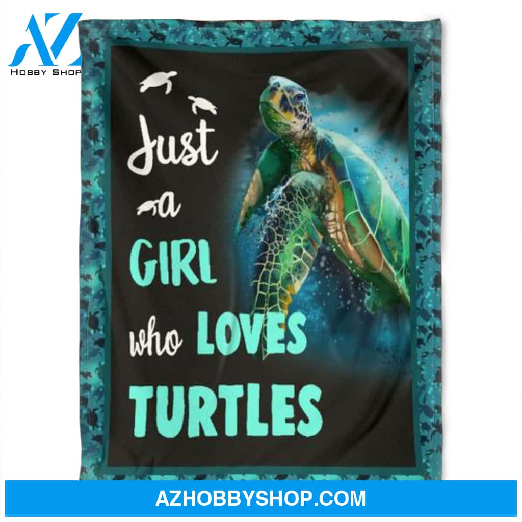 Loves Turtle, Soft Blanket.Gift For Friend Family Home Decor Bedding Couch Sofa Soft and Comfy Cozy