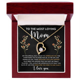 Loving Mom Forever Love Heart Necklace