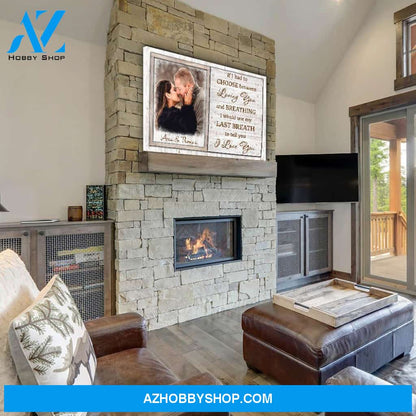 Loving You - Personalized Custom Photo Canvas