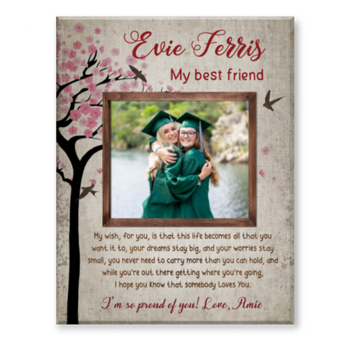 Graduation Gift For Best Friend, Graduation Present For Best Friend, Grad Gifts For Best Friend