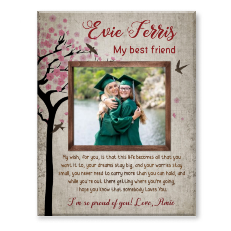 Graduation Gift For Best Friend, Graduation Present For Best Friend, Grad Gifts For Best Friend