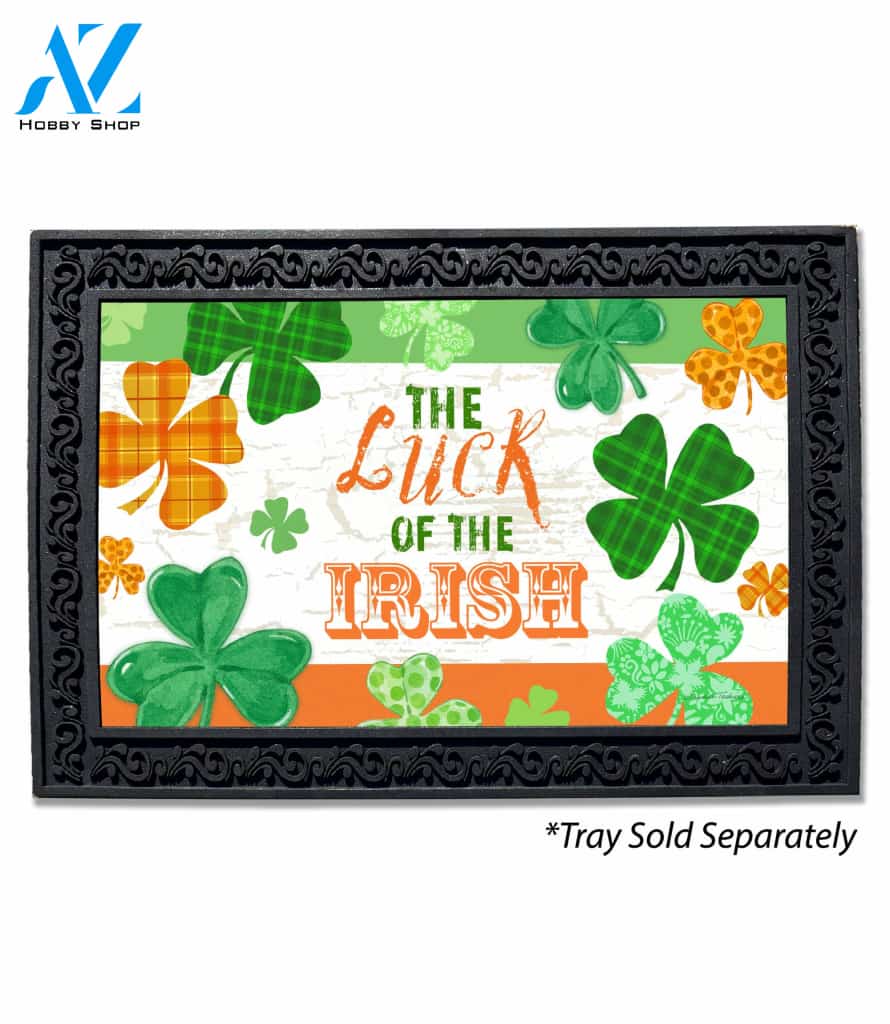 Luck of the Irish Clovers Doormat - 18" x 30"