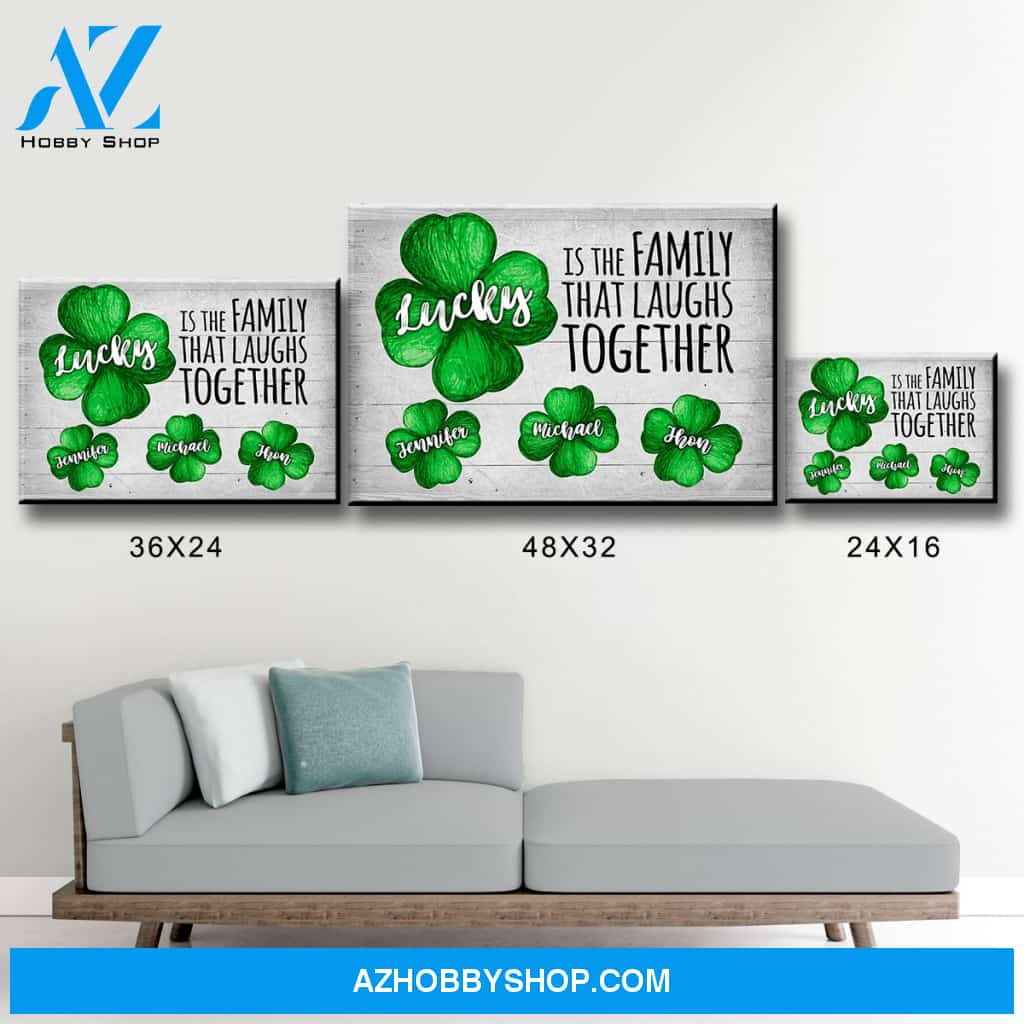 Lucky Family Premium Canvas