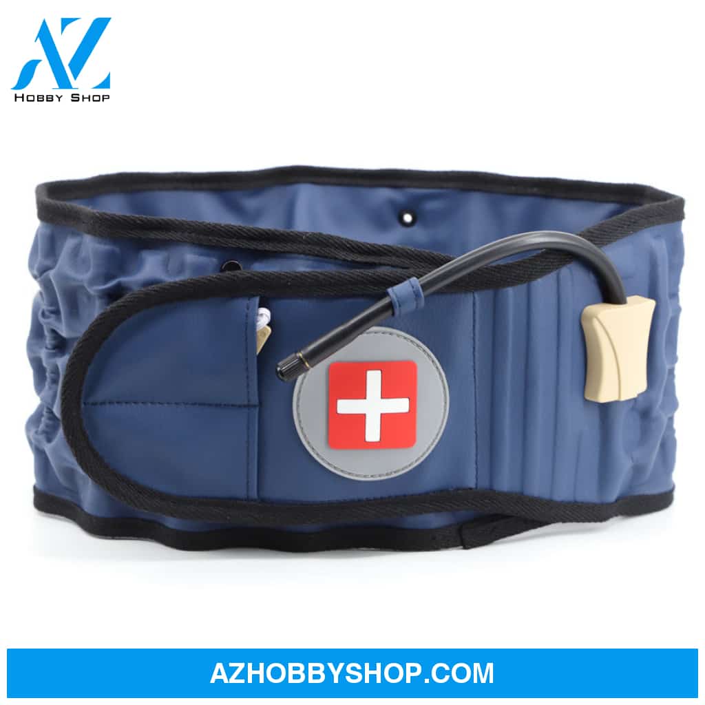 Lumbar Spinal-Air Decompression Back Belt Blue
