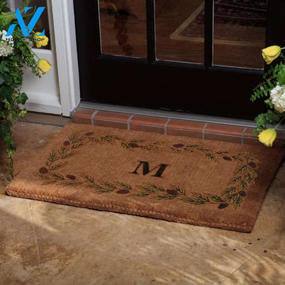 Luxury Coir Evergreen Border Doormat