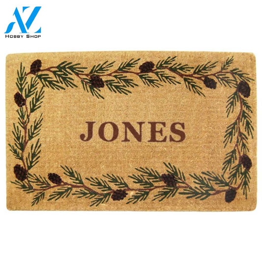 Luxury Coir Evergreen Border Doormat