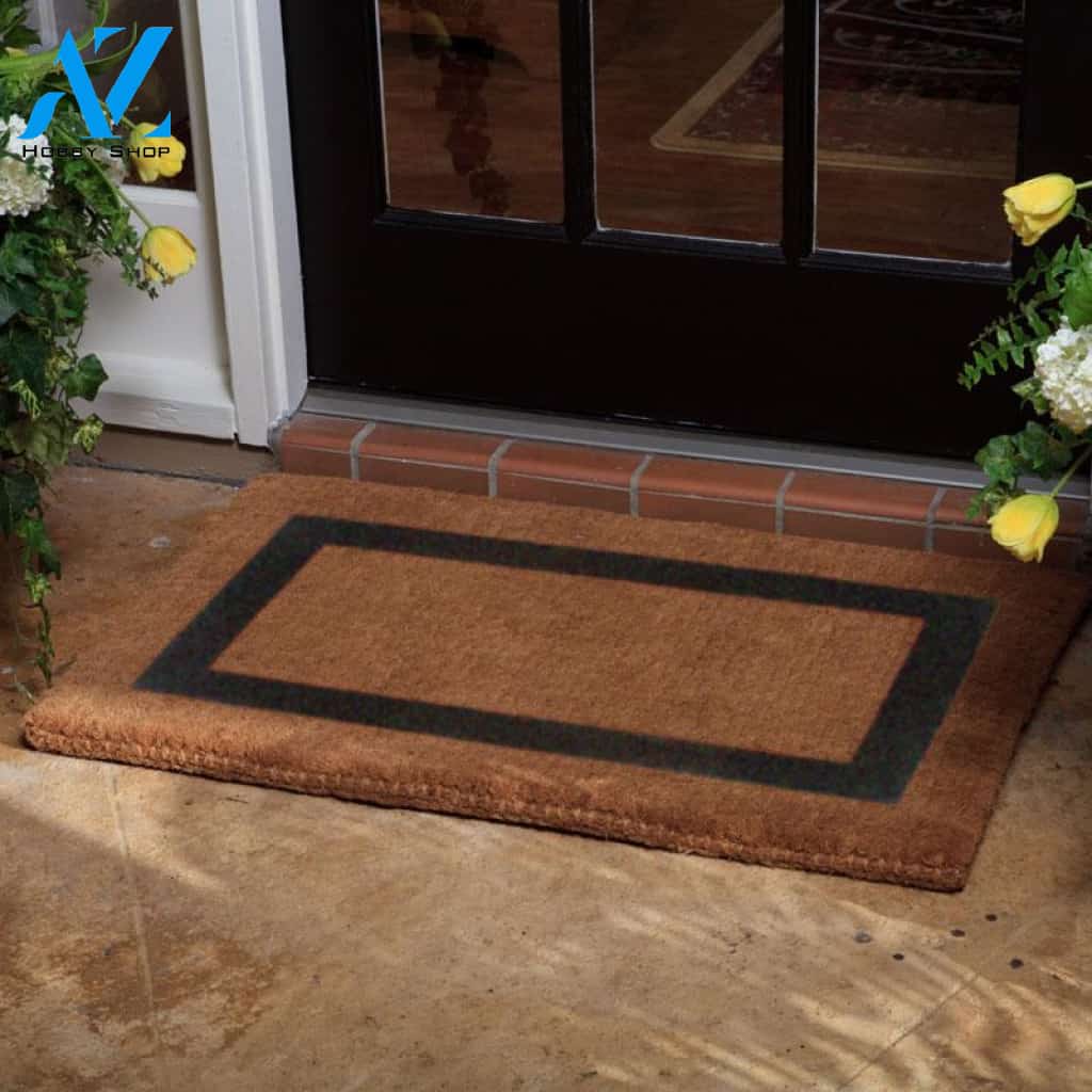 Luxury Coir Single Border Doormat