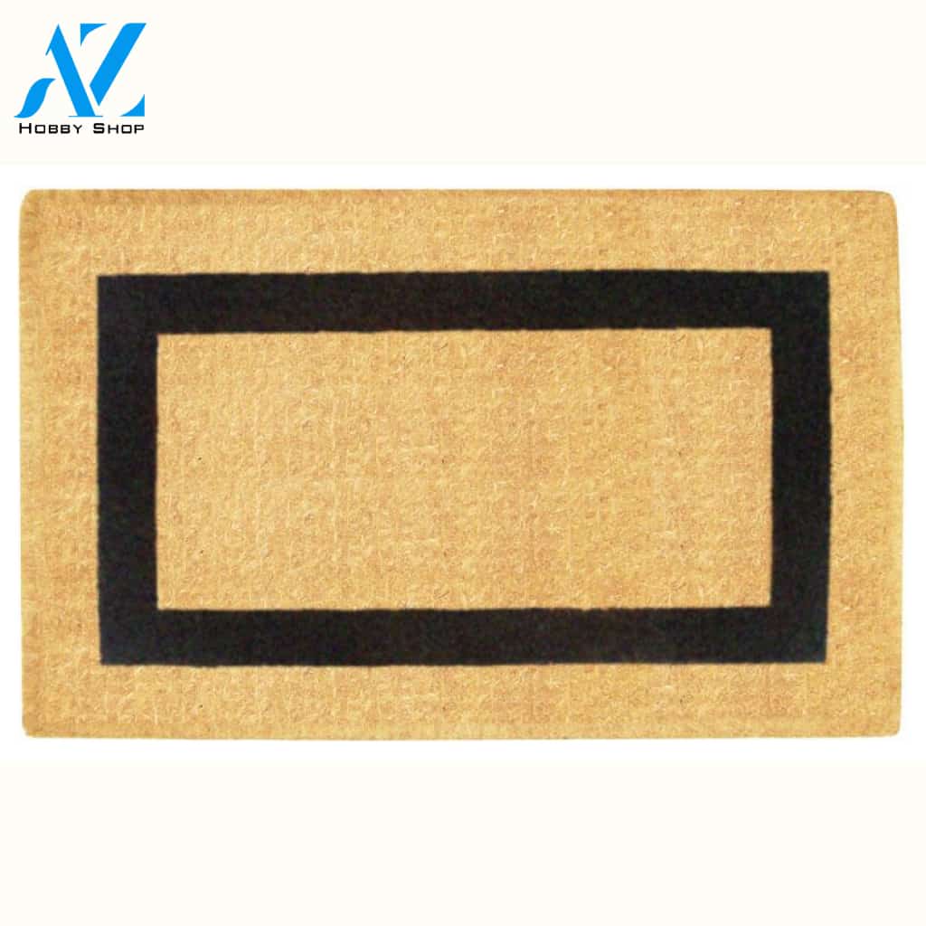 Luxury Coir Single Border Doormat