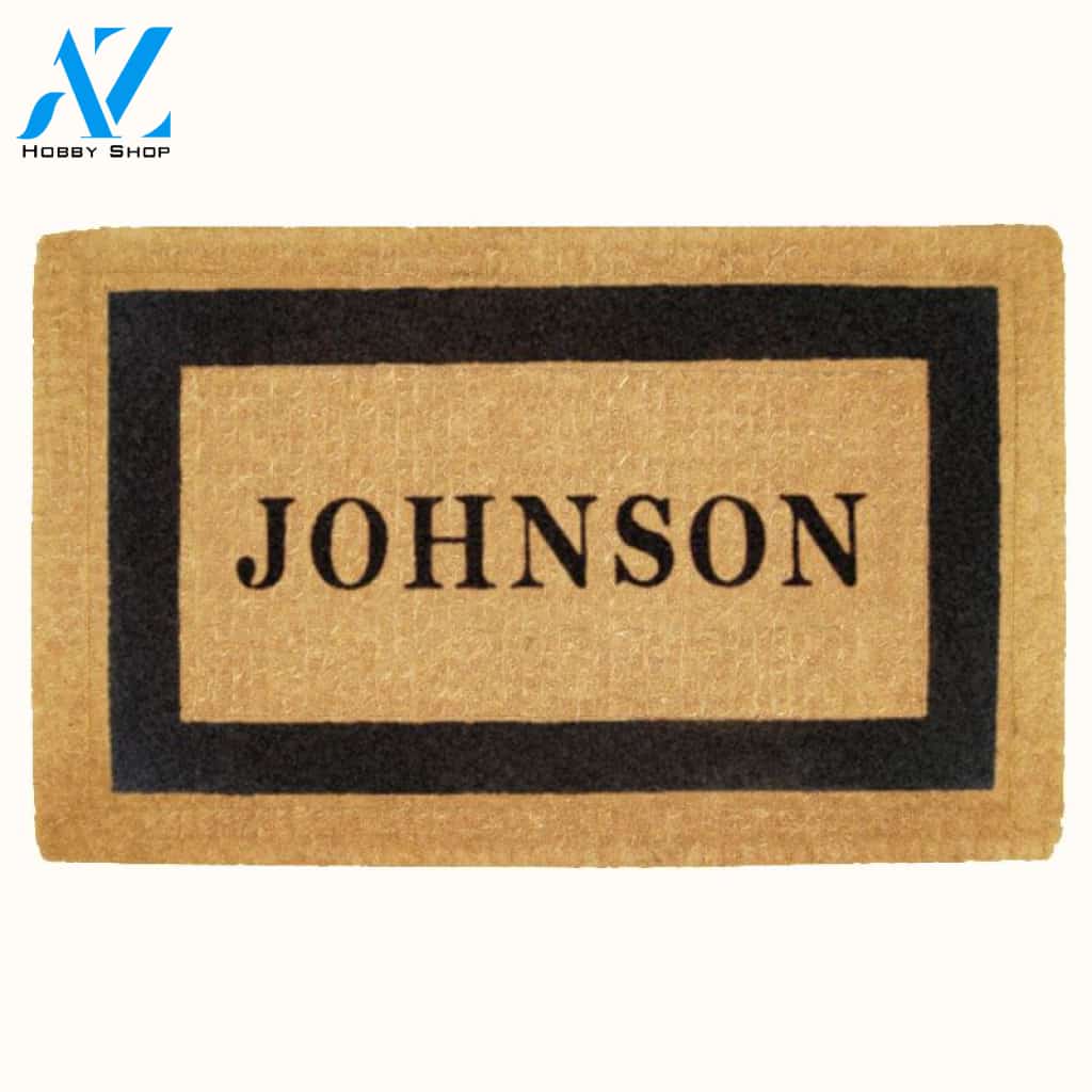 Luxury Coir Single Border Doormat
