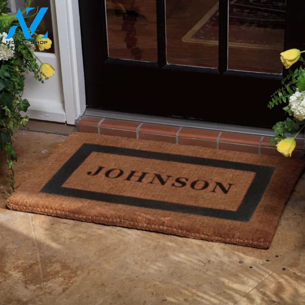 Luxury Coir Single Border Doormat