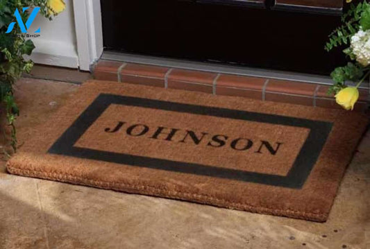 Luxury Coir Single Border Doormat