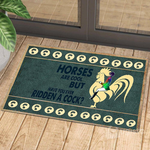 Ridden A Cock Doormat | Colorful | Size 8x27'' 24x36''