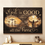 God is good all the time infinity - Matte Canvas