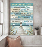 Lighthouse i can only imagine surrounded by your glory - Matte Canvas