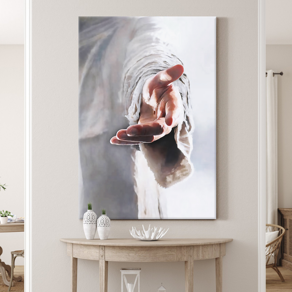 Jesus Give me Your Hand - Matte Canvas