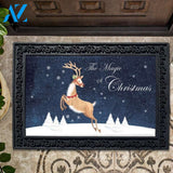 Magic of Christmas Reindeer Doormat - 18" x 30"