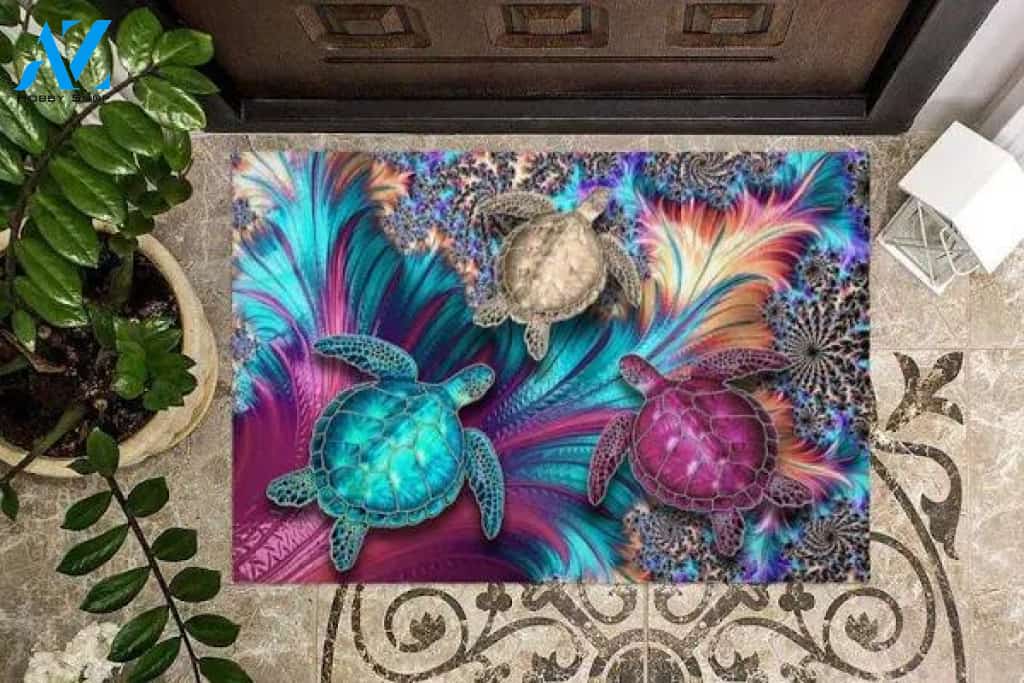 Magic Turtles Sea Animal Lover Gift Family And Friend Awesome Doormats Inhouse Doormats Home Decor Housewarming Gift