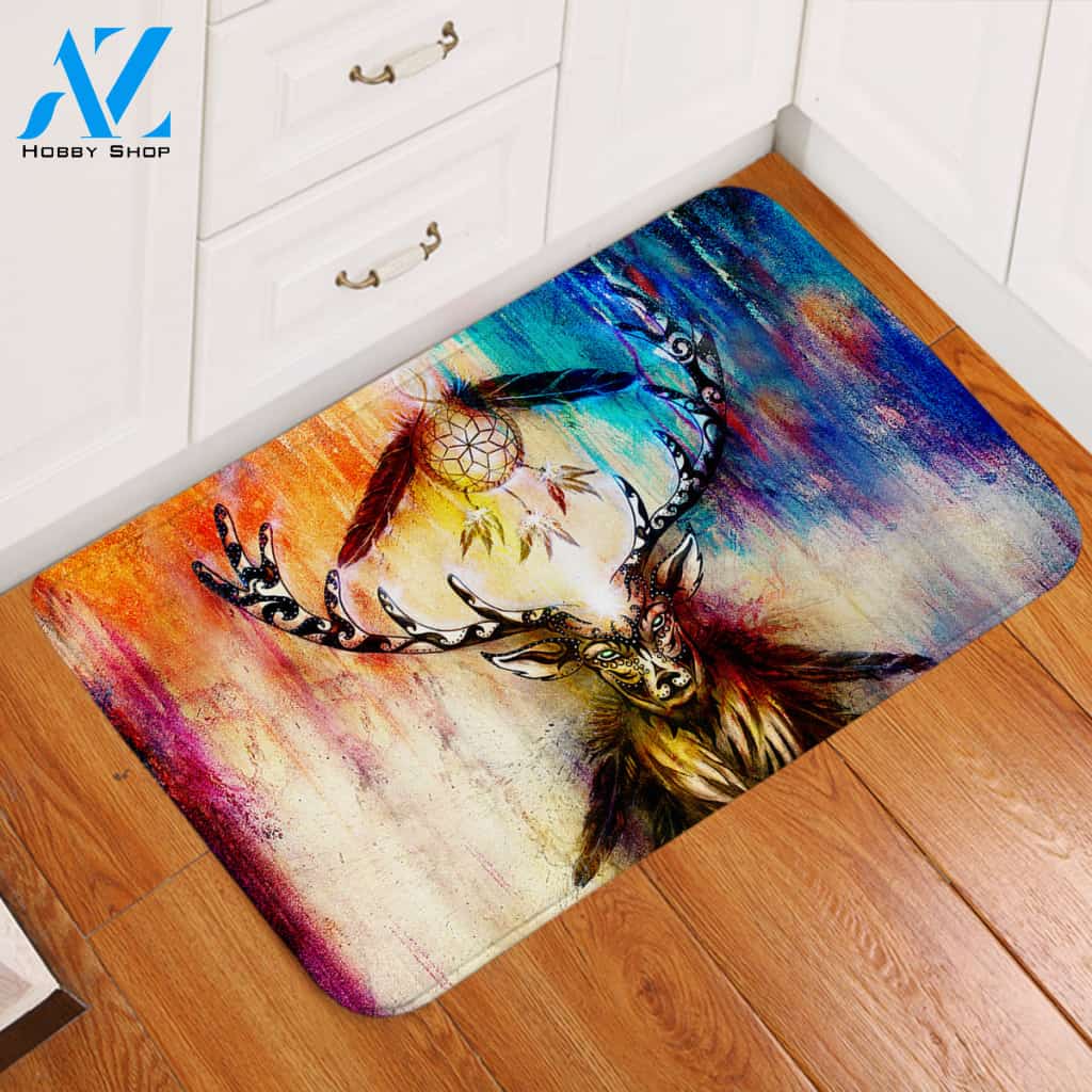 Magical Antler Door Mat